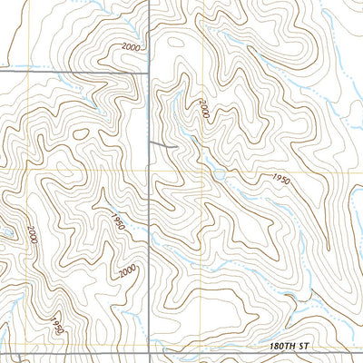 United States Geological Survey Petersburg, NE (2021, 24000-Scale) digital map