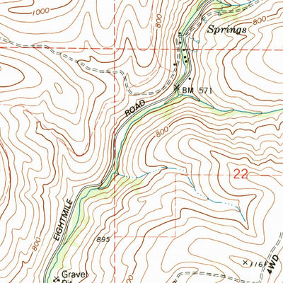 United States Geological Survey Petersburg, OR-WA (1994, 24000-Scale) digital map