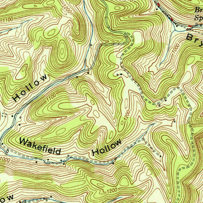 United States Geological Survey Petersburg, TN (1951, 24000-Scale) digital map