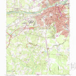 United States Geological Survey Petersburg, VA (1969, 24000-Scale) digital map
