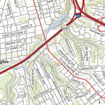 United States Geological Survey Petersburg, VA (2023, 24000-Scale) digital map