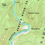 United States Geological Survey Petersburg West, WV (1969, 24000-Scale) digital map