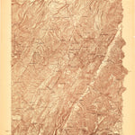 United States Geological Survey Petersburg, WV-VA (1921, 48000-Scale) digital map