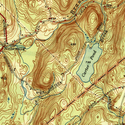 United States Geological Survey Petersham, MA (1946, 31680-Scale) digital map