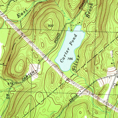 United States Geological Survey Petersham, MA (1969, 25000-Scale) digital map