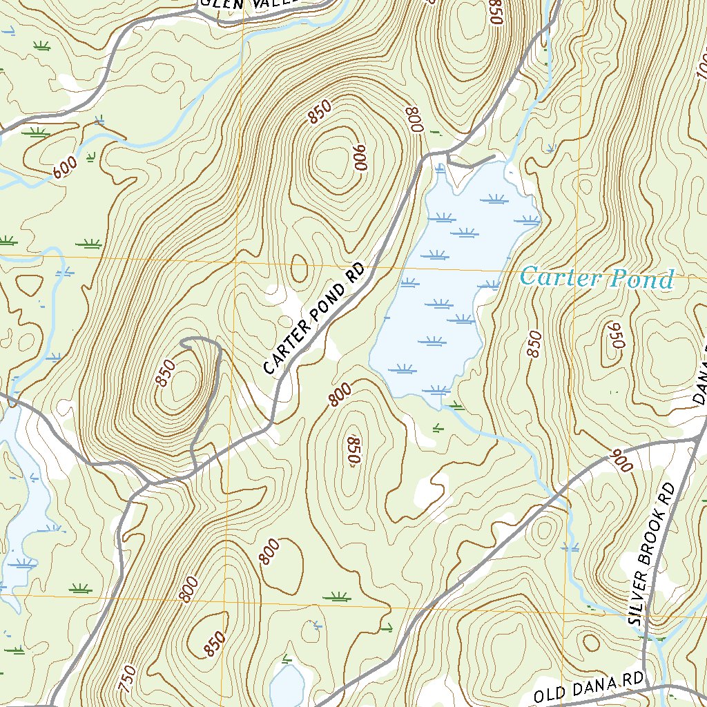 Petersham, MA (2021, 24000-Scale) Map by United States Geological ...