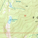 United States Geological Survey Peterson Lake, MT (1997, 24000-Scale) digital map
