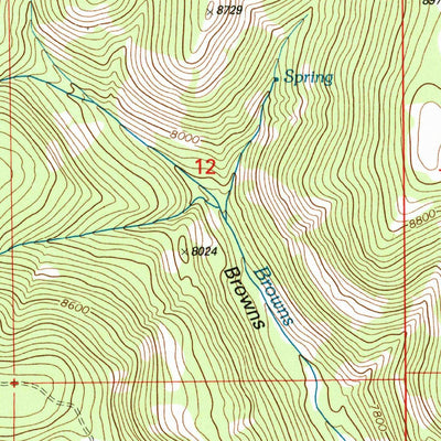 United States Geological Survey Peterson Lake, MT (1997, 24000-Scale) digital map
