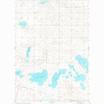 United States Geological Survey Peterson Lake, ND (1961, 24000-Scale) digital map