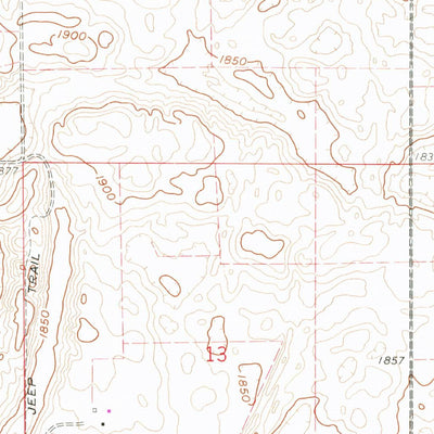 United States Geological Survey Peterson Lake, ND (1961, 24000-Scale) digital map