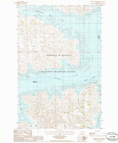 United States Geological Survey Peterson Point, MT (1985, 24000-Scale) digital map