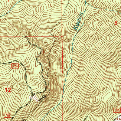United States Geological Survey Peterson Point, OR (1992, 24000-Scale) digital map