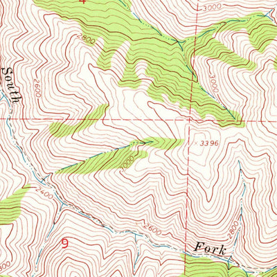 United States Geological Survey Peterson Ridge, OR (1963, 24000-Scale) digital map