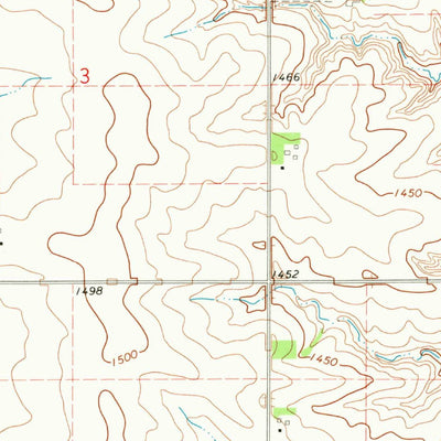 United States Geological Survey Peterson SE, IA (1971, 24000-Scale) digital map