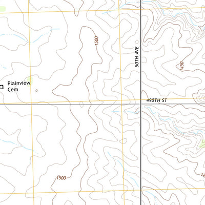 United States Geological Survey Peterson SE, IA (2013, 24000-Scale) digital map
