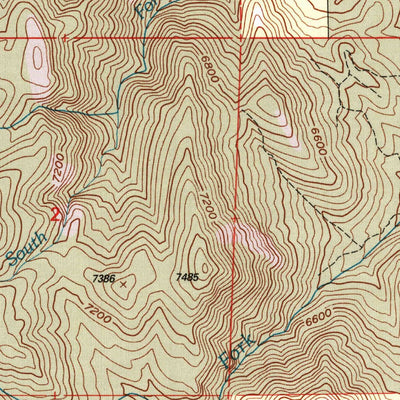 United States Geological Survey Peterson, UT (1998, 24000-Scale) digital map