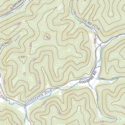 United States Geological Survey Peterson, WV (2023, 24000-Scale) digital map