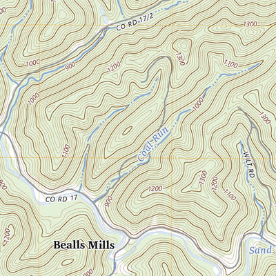 United States Geological Survey Peterson, WV (2023, 24000-Scale) digital map