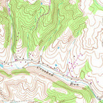 United States Geological Survey Peterstown, WV-VA (1965, 24000-Scale) digital map