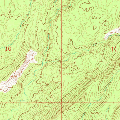 United States Geological Survey Petes Cove, UT (1968, 24000-Scale) digital map