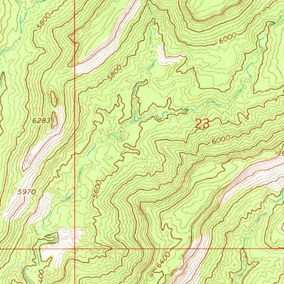 United States Geological Survey Petes Cove, UT (1968, 24000-Scale) digital map