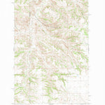 United States Geological Survey Petes Creek, ND (1974, 24000-Scale) digital map
