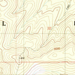 United States Geological Survey Petes Summit, NV (1989, 24000-Scale) digital map