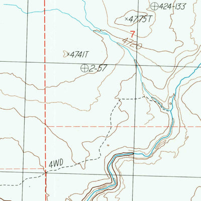 United States Geological Survey Petes Valley, CA (1989, 24000-Scale) digital map