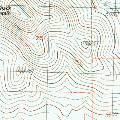 United States Geological Survey Petes Valley, CA (1989, 24000-Scale) digital map