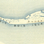 United States Geological Survey Petit Bois, MS-AL (1942, 62500-Scale) digital map