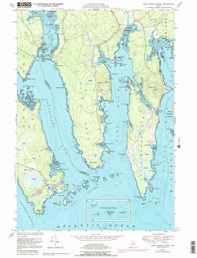 United States Geological Survey Petit Manan Point, ME (1948, 24000-Scale) digital map