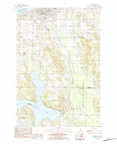 United States Geological Survey Petoskey, MI (1983, 25000-Scale) digital map