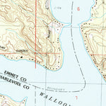 United States Geological Survey Petoskey, MI (1983, 25000-Scale) digital map