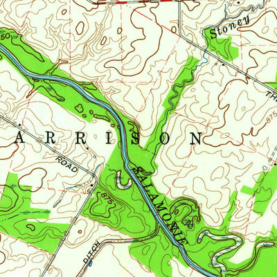 United States Geological Survey Petroleum, IN (1962, 24000-Scale) digital map