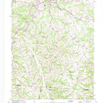 United States Geological Survey Petroleum, KY-TN (1954, 24000-Scale) digital map