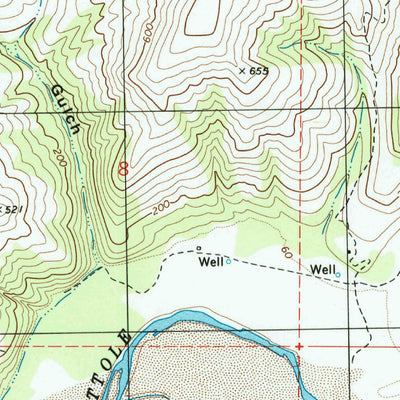 United States Geological Survey Petrolia, CA (1997, 24000-Scale) digital map