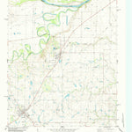 United States Geological Survey Petrolia, TX-OK (1984, 24000-Scale) digital map