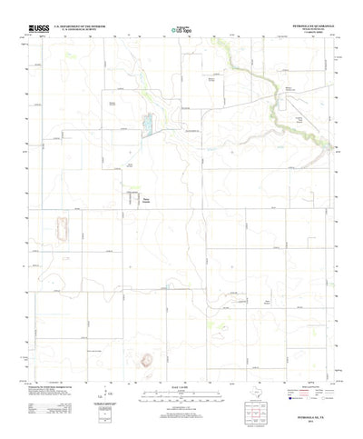 United States Geological Survey Petronila NE, TX (2013, 24000-Scale) digital map