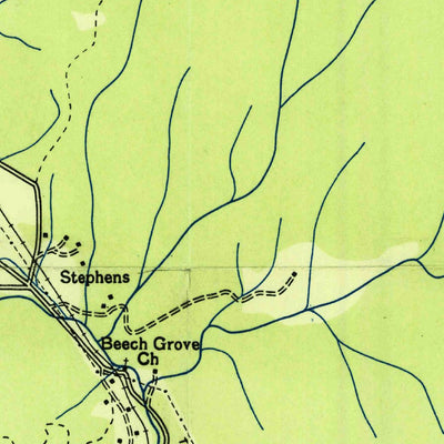 United States Geological Survey Petros, TN (1936, 24000-Scale) digital map