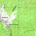 United States Geological Survey Petros, TN (1952, 24000-Scale) digital map