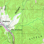 United States Geological Survey Petros, TN (1952, 24000-Scale) digital map