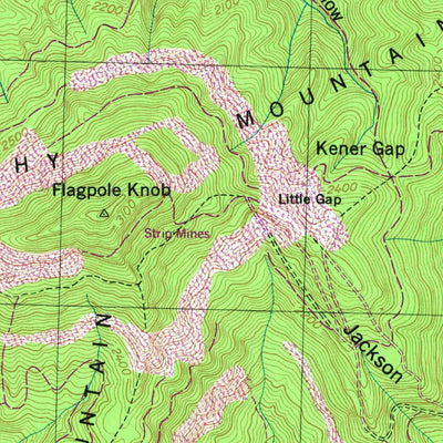 United States Geological Survey Petros, TN (1952, 24000-Scale) digital map