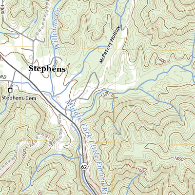 United States Geological Survey Petros, TN (2022, 24000-Scale) digital map