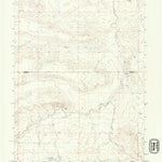 United States Geological Survey Petsch Reservoir, WY (1990, 24000-Scale) digital map