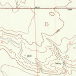 United States Geological Survey Petsch Reservoir, WY (1990, 24000-Scale) digital map