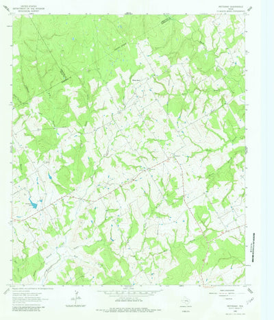 United States Geological Survey Petteway, TX (1962, 24000-Scale) digital map