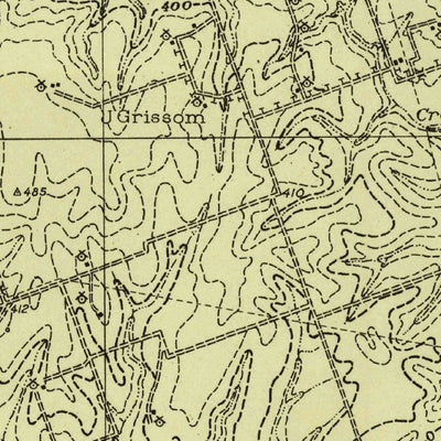 United States Geological Survey Pettus, TX (1936, 62500-Scale) digital map