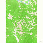 United States Geological Survey Petty Mountain, MT (1964, 24000-Scale) digital map