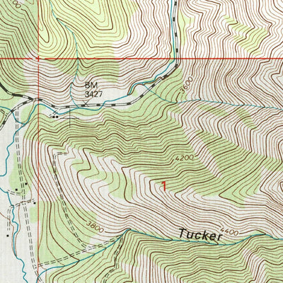 United States Geological Survey Petty Mountain, MT (1999, 24000-Scale) digital map