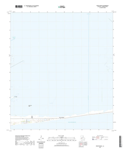 United States Geological Survey Peveto Beach, LA (2020, 24000-Scale) digital map